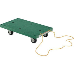 Vestil - 500 Lb Capacity Plastic Dolly - 30" Long x 18" Wide - Exact Tool & Supply