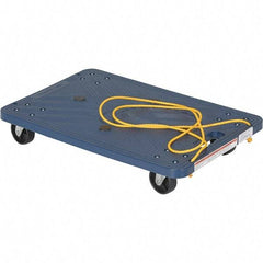 Vestil - 220 Lb Capacity Plastic Dolly - 24" Long x 16" Wide - Exact Tool & Supply