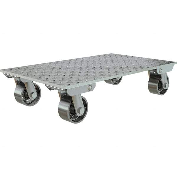 Vestil - 2,800 Lb Capacity Aluminum Dolly - 27" Long x 16" Wide - Exact Tool & Supply