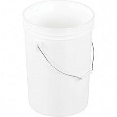 Vestil - Buckets & Pails Capacity: 6 Gal Body Material: Plastic - Exact Tool & Supply