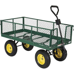 Vestil - 1,000 Lb Capacity Steel Landscape Carts - 24" OAW - Exact Tool & Supply