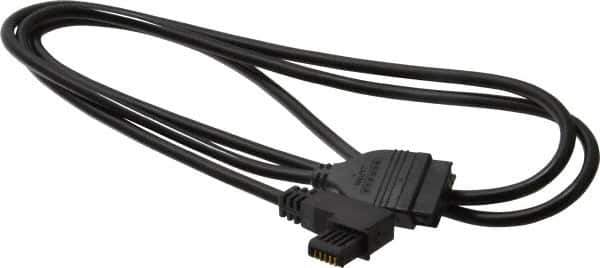 Mitutoyo - 40" Long SPC Cable - Use with Absolute Digimatic Scale Units, DP-1VR Series 264 Digimatic Mini-Processor, Durometer, Hardmatic HH-300 & Calipers - Exact Tool & Supply