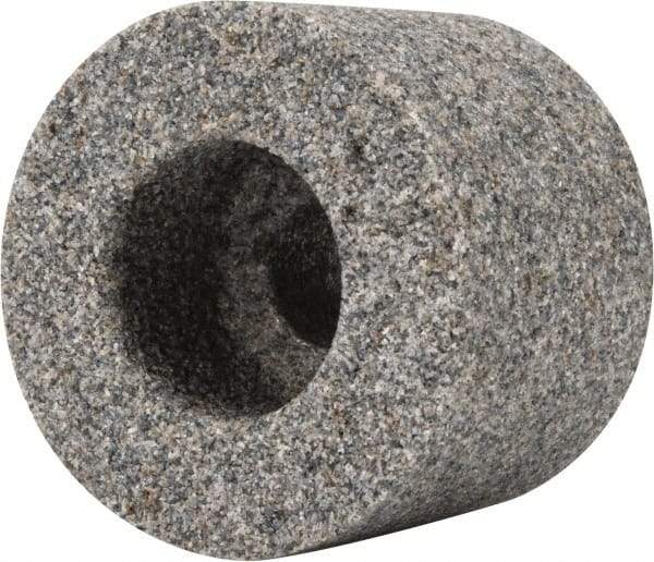 Norton - 60 Grit Aluminum Oxide Type 5 Internal Grinding Wheel - 1-1/4" Diam x 3/8" Hole x 1" Thick, 25,975 Max RPM, Type 5 Medium Grade, K Hardness, Vitrified Bond, One-Side Recess - Exact Tool & Supply