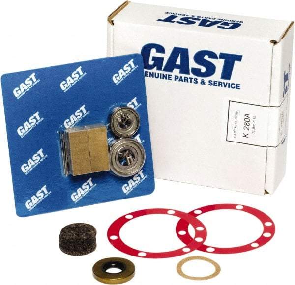 Gast - Air Actuated Motor Accessories Type: Repair Kit For Use With: 4AM-NRV-70C & 4AM-70C-CB60 - Exact Tool & Supply
