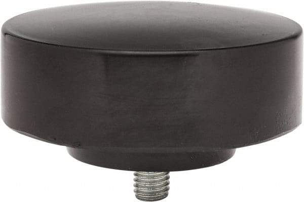 NUPLA - 4" Face Diam, Grade Hard, Black Hammer Replacement Tip - 18 oz Head, Plastic - Exact Tool & Supply