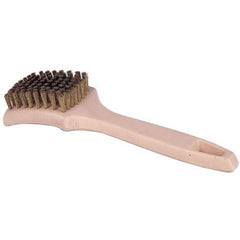 Large Tire Cleaning Brush, Brass Fill - Exact Tool & Supply