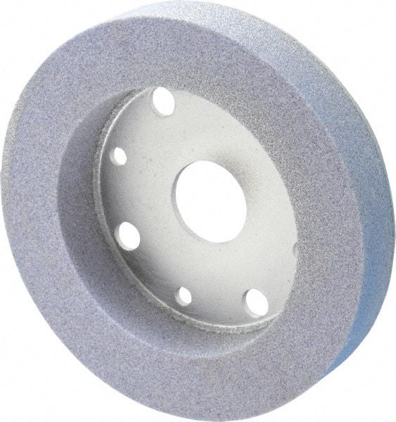 Norton - 6" Diam, 1-1/4" Hole Size, 1" Overall Thickness, 60 Grit, Type 2 Tool & Cutter Grinding Wheel - Medium Grade, Aluminum Oxide, J Hardness, Vitrified Bond, 3,600 RPM - Exact Tool & Supply