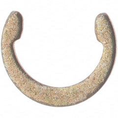 Rotor Clip - 1/8" Shaft Diam, 0.106" Groove Diam, Spring Steel External C Style Retaining Ring - Exact Tool & Supply