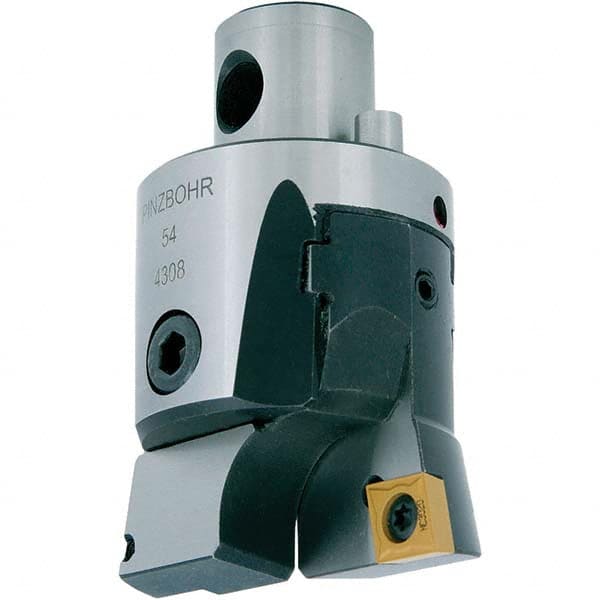Techniks - Size D42, 1.929" Min Diam, Right Hand Modular Boring Cutting Unit Head - Exact Tool & Supply
