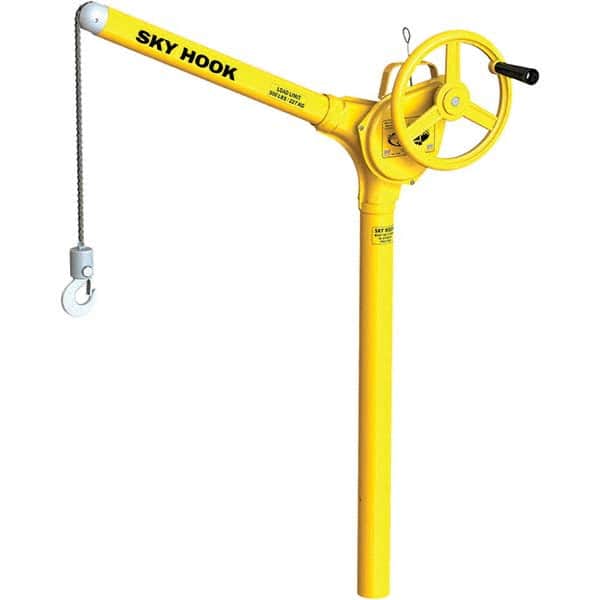 Sky Hook - 500 Lb Steel Lifting Hook Crane - Exact Tool & Supply