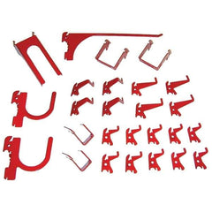 Wall Control - Pegboard Hook Sets For Use With: Any Wall Control Broad & Industrial Pegboard Contents: (26) Assorted Slotted Pegboard Hooks & Brackets - Exact Tool & Supply