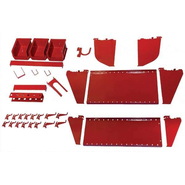 Wall Control - Peg Board Accessories Type: Wall Mounted Storage For Use With: Wall Control Industrial Pegboard - Exact Tool & Supply