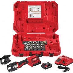 Milwaukee Tool - Electric Crimpers Crimping Force (Lb.): 12000 Crimping Capacity (Wire): 750 mcm Cu & Al - Exact Tool & Supply