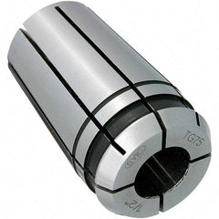 Techniks - TG75 9/64" Single Angle Collet - 0.0004" TIR, 1.844" OAL, 1.062" Overall Diam - Exact Tool & Supply