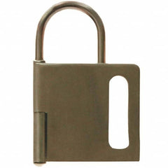 Brady - Lockout Hasps Hasp Type: Hinged Jaw Type: Single Jaw - Exact Tool & Supply