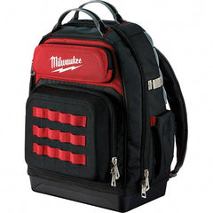 Milwaukee Tool - PACKOUT 48 Pocket, Ballistic Polyester, Red/Black Backpack Tool Bag - Exact Tool & Supply