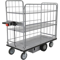 Vestil - 1,000 Lb Capacity Steel Powered Cart - Exact Tool & Supply