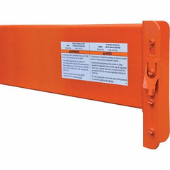 Vestil - 3" Wide, 6 High, Open Shelving Accessory/Component - Use with Pallet Racks - Exact Tool & Supply
