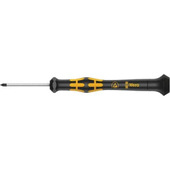 Wera - 1-47/64" Blade Length Microstix Screwdriver - 137mm OAL - Exact Tool & Supply