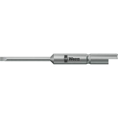Wera - Slotted Screwdriver Bits Reversible: Reversible Blade Width (mm): 2.50 - Exact Tool & Supply