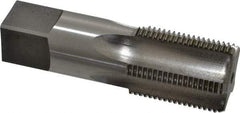 Reiff & Nestor - 3/4-14" BSPP, 5 Flutes, Bottoming Chamfer, Bright Finish, High Speed Steel British Standard Pipe Tap - 0.9063" Shank Diam, 0.679" Square Size, 1-3/8" Thread Length, 3-1/4" Overall Length, Series 122P - Exact Tool & Supply