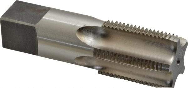 Reiff & Nestor - 3/4-14 NPSF Thread, 5 Flute Standard Pipe Tap - 3-1/4" OAL, 1-3/8" Thread Length, 29/32" Shank Diam, Bright Finish, High Speed Steel - Exact Tool & Supply