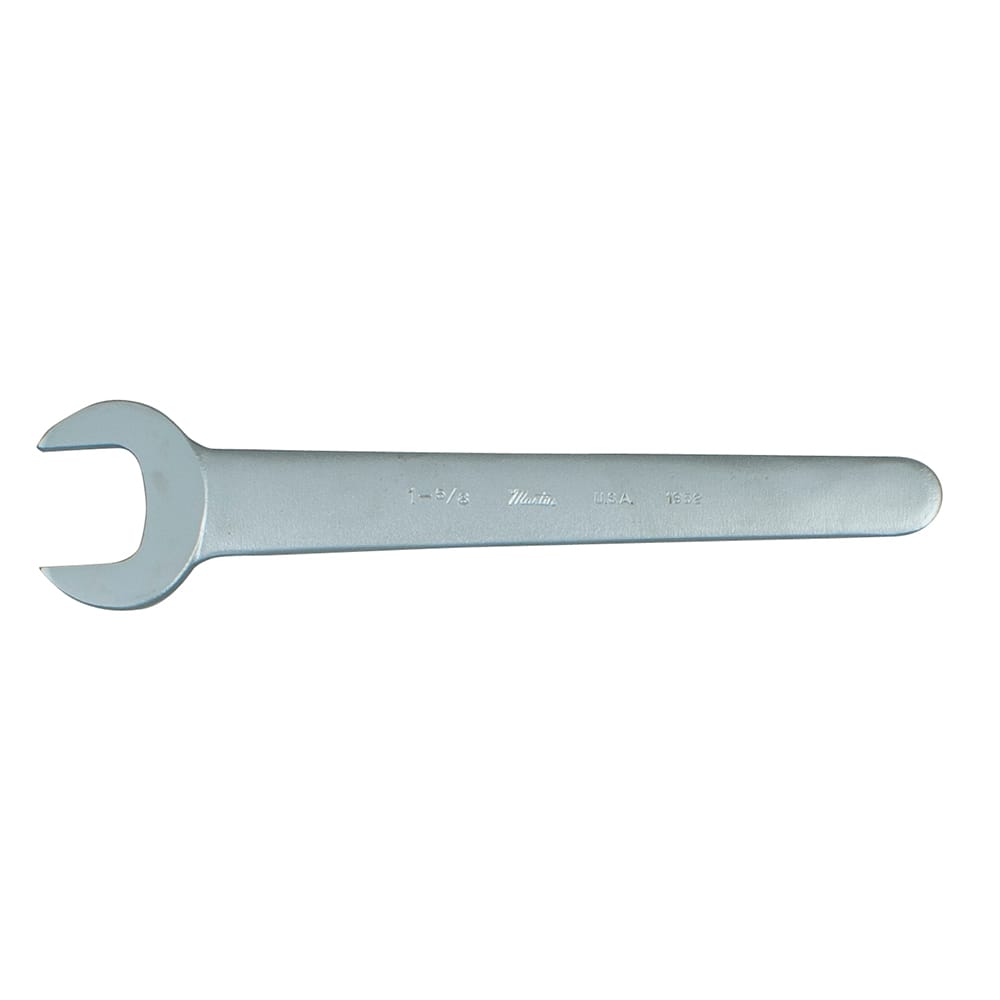 Martin Tools - Open End Wrenches; Wrench Type: Service ; Tool Type: Service Wrench ; Size (Inch): 1-5/8 ; Finish/Coating: Chrome ; Head Type: Open End ; Overall Length (Inch): 12-1/4 - Exact Tool & Supply