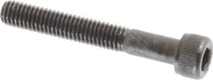 Value Collection - #10-32 UNF Hex Socket Drive, Socket Cap Screw - Alloy Steel, Black Oxide Finish, Partially Threaded, 1-3/8" Length Under Head - Exact Tool & Supply