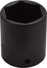 Proto - 1/2" Drive 1-5/16" Standard Impact Socket - 6 Points, 2" OAL - Exact Tool & Supply