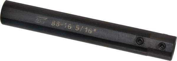 Global CNC Industries - 5/16" Bore Diam, 3/4" Shank Diam, Boring Bar Sleeve - 5" OAL, 1-1/2" Bore Depth - Exact Tool & Supply