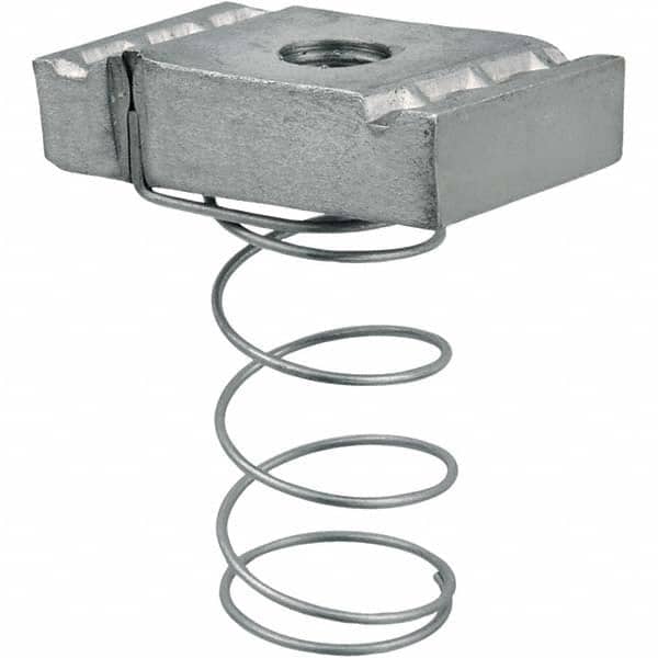 Thomas & Betts - Framing Channel & Strut Accessories Type: Spring Strut Nut For Use With: 1-1/2" Deep Channels - Exact Tool & Supply