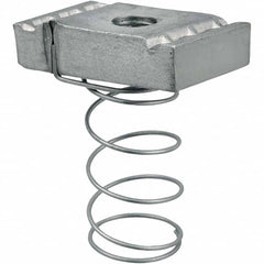 Thomas & Betts - Framing Channel & Strut Accessories Type: Spring Strut Nut For Use With: 1-1/2" Deep Channels - Exact Tool & Supply