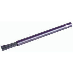 1/4″ Dia Pencil End Brush, .0104″ Stainless Steel Wire Fill, 3/4″ Trim Length, 3-3/4″ Overall Length - Exact Tool & Supply