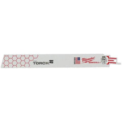 Milwaukee Tool - Reciprocating Saw Blades   Blade Material: Bi-Metal    Blade Length (Inch): 9 - Exact Tool & Supply