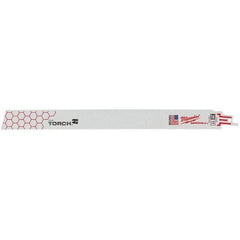 Milwaukee Tool - Reciprocating Saw Blades   Blade Material: Bi-Metal    Blade Length (Inch): 12 - Exact Tool & Supply