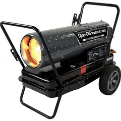 GHP GROUP - Fuel Forced Air Heaters Type: Multi Fuel Forced Air Heater with Thermostat Fuel Type: Diesel, Kerosene, JP-8, Jet A - Exact Tool & Supply