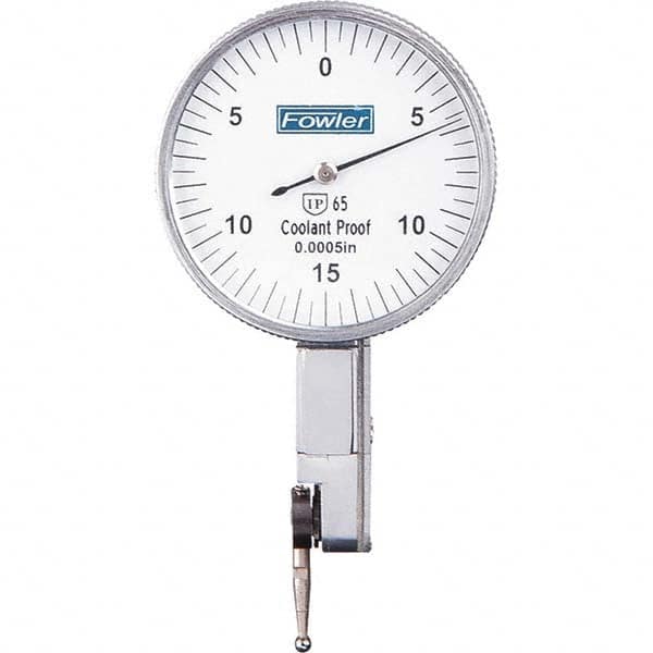 Fowler - Dial Test Indicators Maximum Measurement (Decimal Inch): 0.0300 Dial Graduation (Decimal Inch): 0.000500 - Exact Tool & Supply