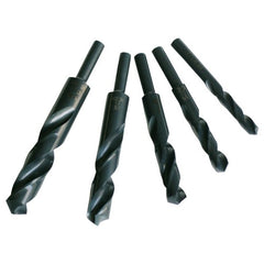 ‎1/4-1/2 RHS / RHC HSS 118 Degree Radial Point 1/4″ Reduced Shank Silver & Deming Drill Set - Steam Oxide - Exact Tool & Supply