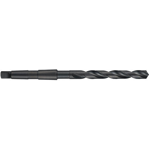 15/64″ HSS 118 Degree Thin Point Taper Shank Drill 4xD DIN 345-Black Oxide - Exact Tool & Supply