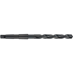 15/64″ HSS 118 Degree Thin Point Taper Shank Drill 4xD DIN 345-Black Oxide - Exact Tool & Supply