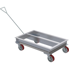 Aluminum Channel Dolly 21W × 36L W/Handle - Exact Tool & Supply
