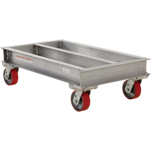 Aluminum Channel Dolly 2000 lb 40W × 42L - Exact Tool & Supply