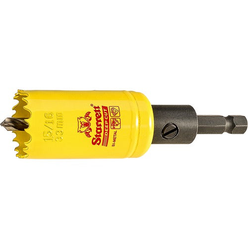 ‎1-5/16″ Bi-Metal Deep Cut Hole Saw - Starrett with Arbor - Exact Tool & Supply