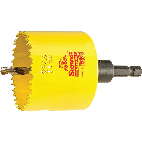 ‎2-9/16″ Bi-Metal Deep Cut Hole Saw - Starrett with Arbor - Exact Tool & Supply