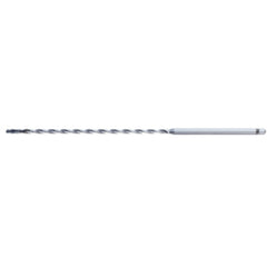 1.1 mm Dia. × 3 mm Shank × 37.4 mm Flute Length × 86 mm OAL, 30xD, IchAda, 2 Flute, No, Solid Carbide Drill