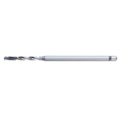 1.5 mm Dia. × 3 mm Shank × 15 mm Flute Length × 60 mm OAL, 5xD, IchAda, 2 Flute, No, Solid Carbide Drill - Exact Tool & Supply