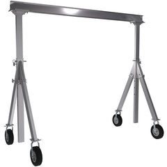 Aluminum Gantry Crane W/Pnu Caster 10 × 10 - Exact Tool & Supply