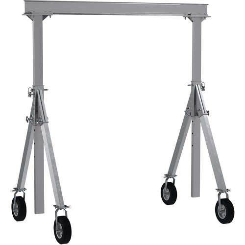 Aluminum Gantry Crane W/Pnu Caster 10 × 8 - Exact Tool & Supply