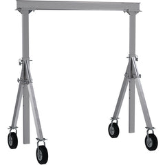 Aluminum Gantry Crane W/Pnu Caster 10 × 8 - Exact Tool & Supply