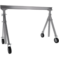 Aluminum Gantry Crane W/Pnu Caster 15 × 8 - Exact Tool & Supply